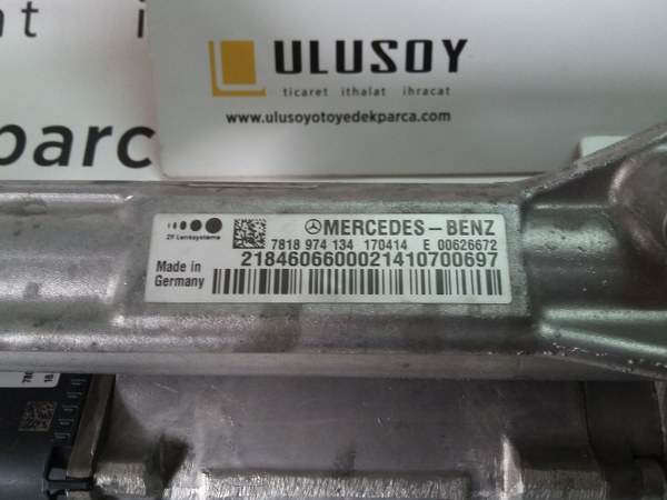 2184606600 MERCEDES CLS W218 DİREKSİYON KUTUSU