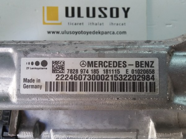 2224607300 MERCEDES S-CLASS W222 DİREKSİYON KUTUSU 